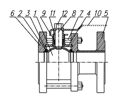 Материалы Кран шаровый газовый КШГ аналог 11с41п Ду125 Ру16 стандартный проход