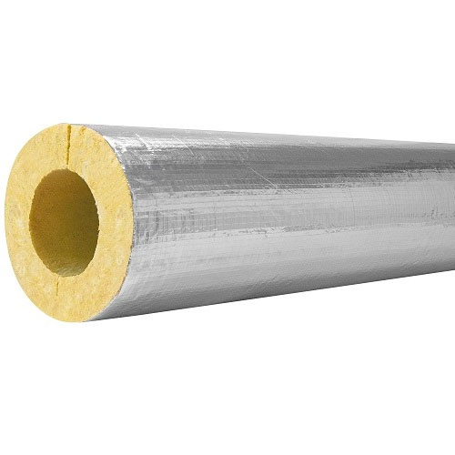 Цилиндр теплоизоляционный K-FLEX K-ROCK ALU 40x034-1 Ду34 материал —  минеральная вата, толщина — 40 мм, длина —  1 метр