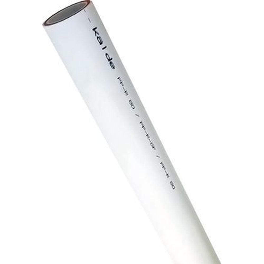 Труба PP-R Kalde Tfr2 Дн25x3.5 Ру20 полипропиленовая, длина - 4 м, армированная стекловолокном, цвет-белый