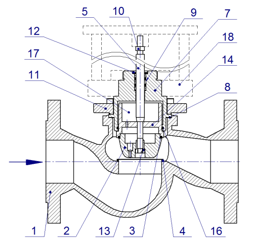 Материалы Клапан регулирующий седельный TRV с электроприводом TSL