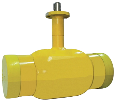 Кран шаровый Broen Ballomax КШГ 71.102 для газа сварной с ISO-фланцем под редуктор и привод