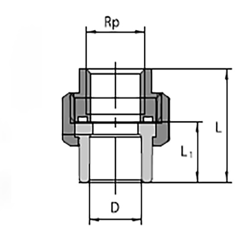 Соединители PPR Ekoplastik 1/2″ - 3/4″ Дн20-25 раструбное соединение/внутренняя резьба, корпус - полипропилен