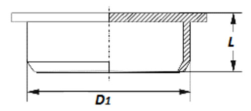 Заглушка канализационная PP-Н VALFEX  Дн32 из полипропилена для внутреннего монтажа