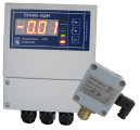 Датчик избыточного давлния на газ ПРОМА ИДМ-016 ДИ-НВ 6, настенное исполнение с выносным датчиком, количество выходных реле -4, диапазон измерений давлений 6-1,6КПа