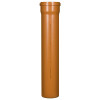 Труба TEBO SN2 Дн110х2.7 мм, длина 1000 мм, полипропиленовая, для наружной канализации, с раструбом