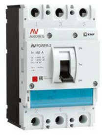Автоматический выключатель EKF AV POWER-2/3 TR 3Р 200А 80kА, сила тока 200 А, отключающая способность 80 kА