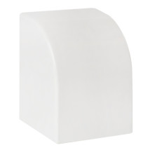 Заглушка EKF Plast 16х16 комплект из 4 шт, материал – ПВХ, цвет - белый